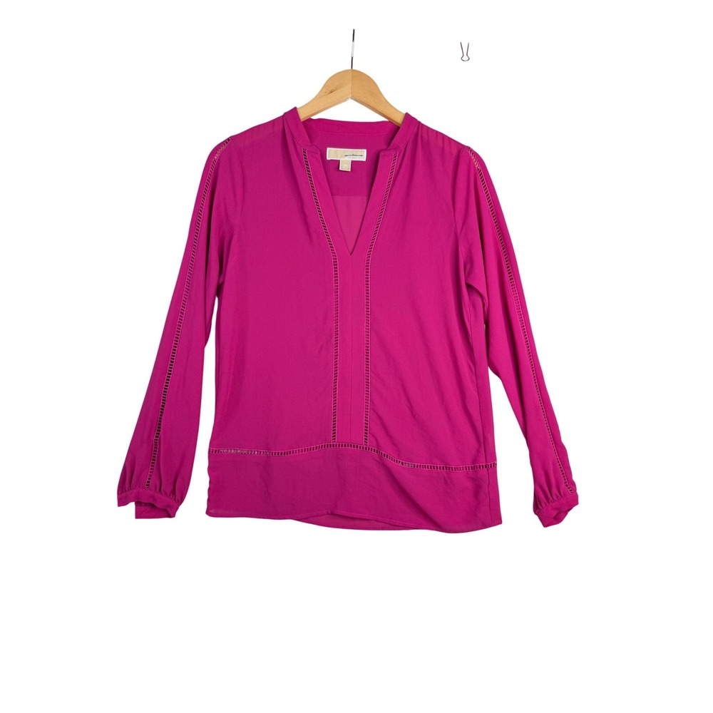 Michael Kors Long‎ Sleeve Blouse size XS Pink